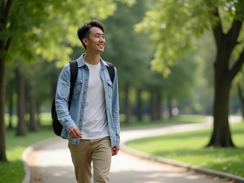 người đi bộ ngắn ngoài trời sau bữa ăn thay vì hút thuốc