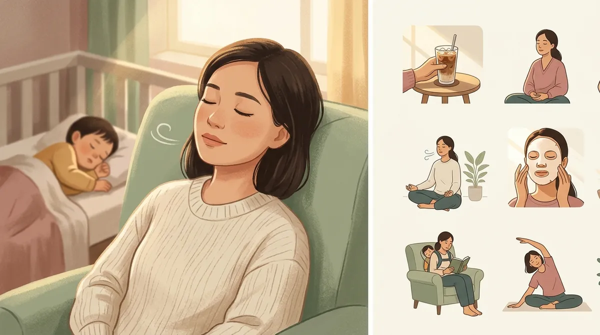 Những khoảnh khắc tự chăm nhỏ cho cha mẹ bận rộn