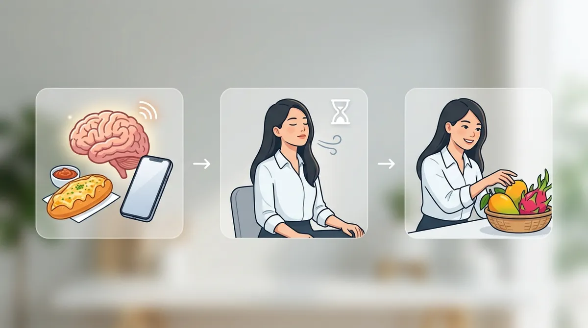 Cơ chế thèm ăn: tín hiệu não đến dừng lại đến lựa chọn lành